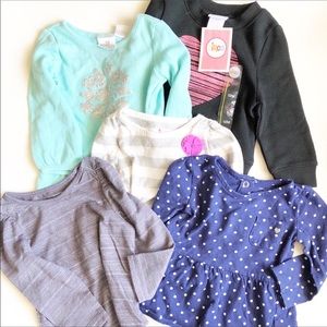 12 Month Girl’s Long Sleeve Lot